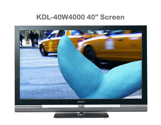 KDL-40W4000 LCD | Sony Bravia KDL-40W4000  LCD TV