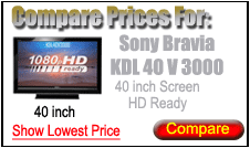 KDL40V3000 TV Prices