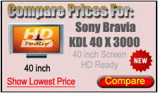 KDL40X3000 TV Prices